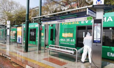 İBB ekipleri, Kabataş-Bağcılar Tramvay Hattını temizledi