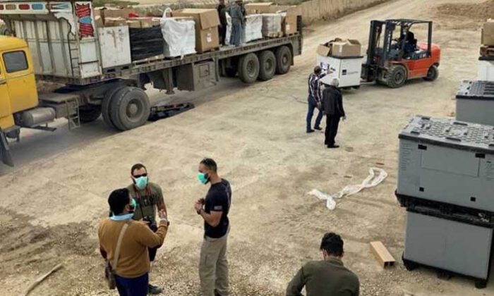 ABD’den PKK’ya TIR’larla maske yardımı!