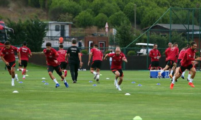 A Milli Futbol Takımı, Macaristan maçı hazırlıklarına başladı