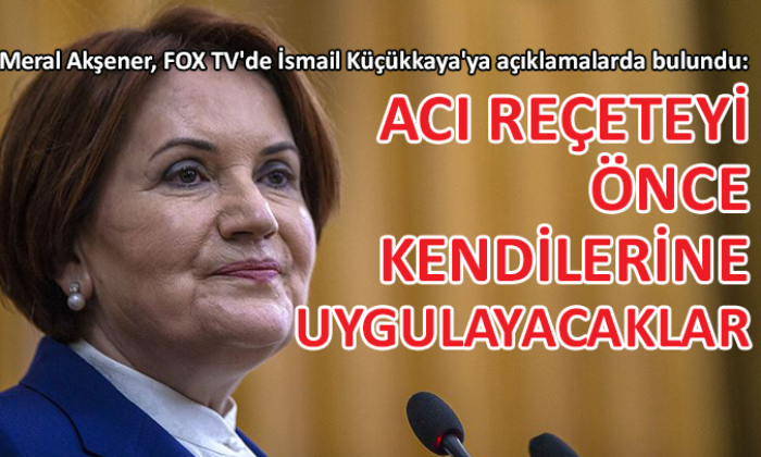 Akşener’den canlı yayında ‘yeni anayasa’ iddialarına yanıt…