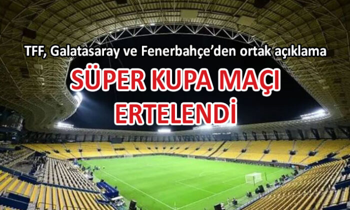 TFF, GS ve FB’den ortak açıklama